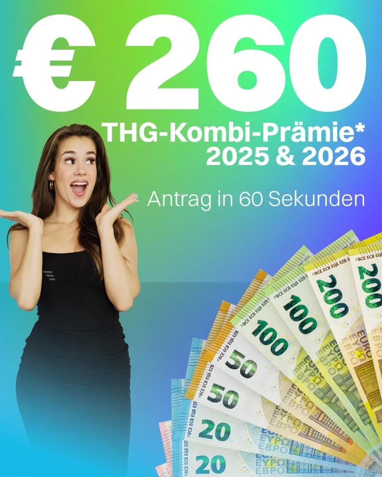 260 Euro THG-Kombi Prämie 2025 2026 INSTADRIVE THG Service mobile